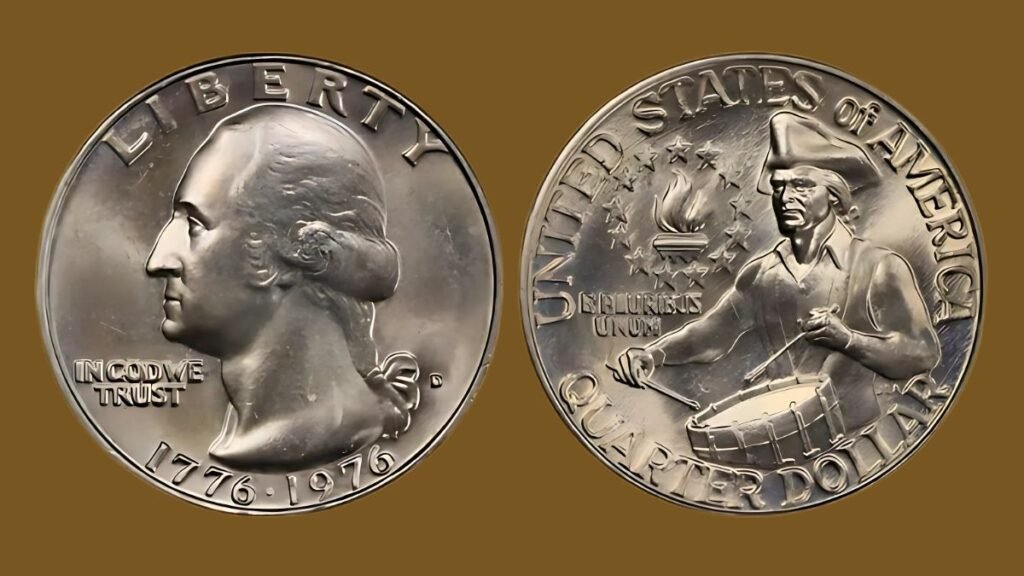 1. 1976-D Quarter with Doubled Die Reverse