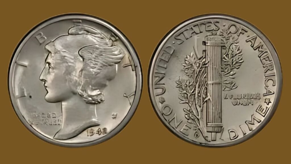 1942/1 Mercury Dime Overdated pair